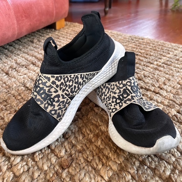 Adidas Puremotion Black Leopard Print Sneakers - Picture 3 of 3